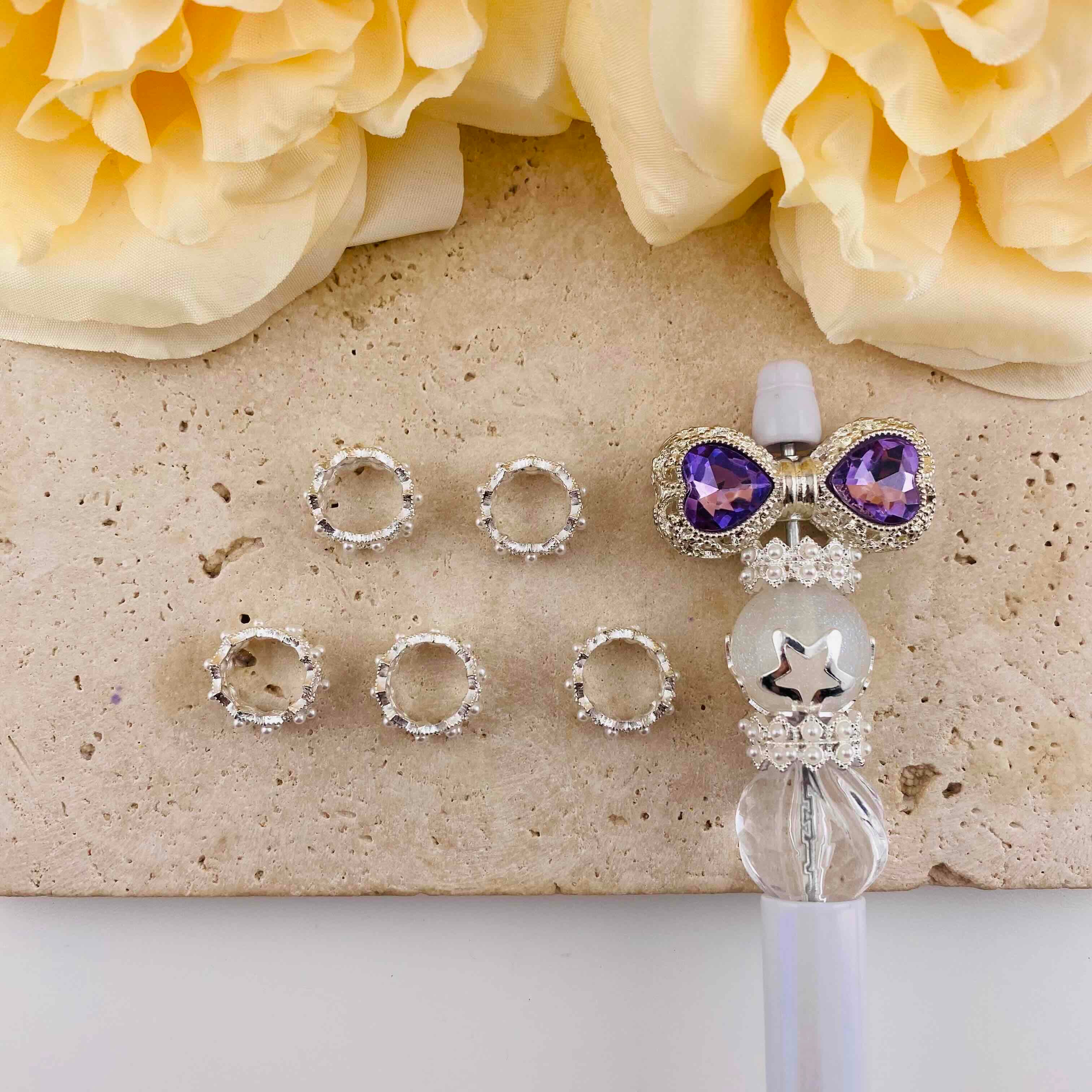 FS19921-About 4*13 Metal Spacer Fancy Beads