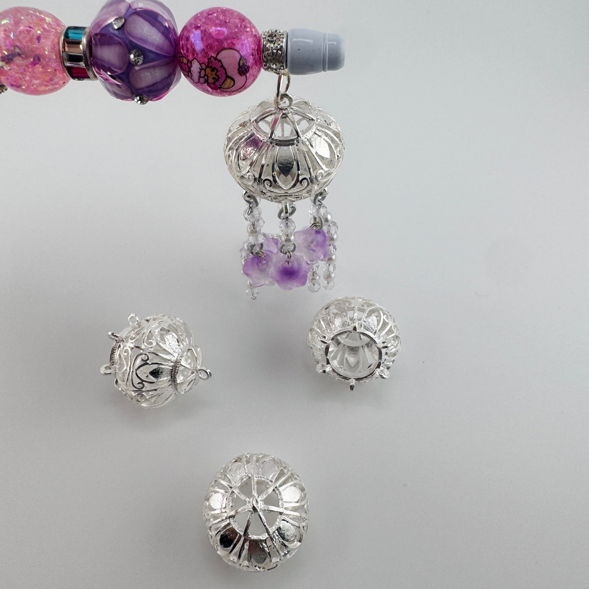 FS5677-  Lantern Charms with Hanging Hole (No Light Included)