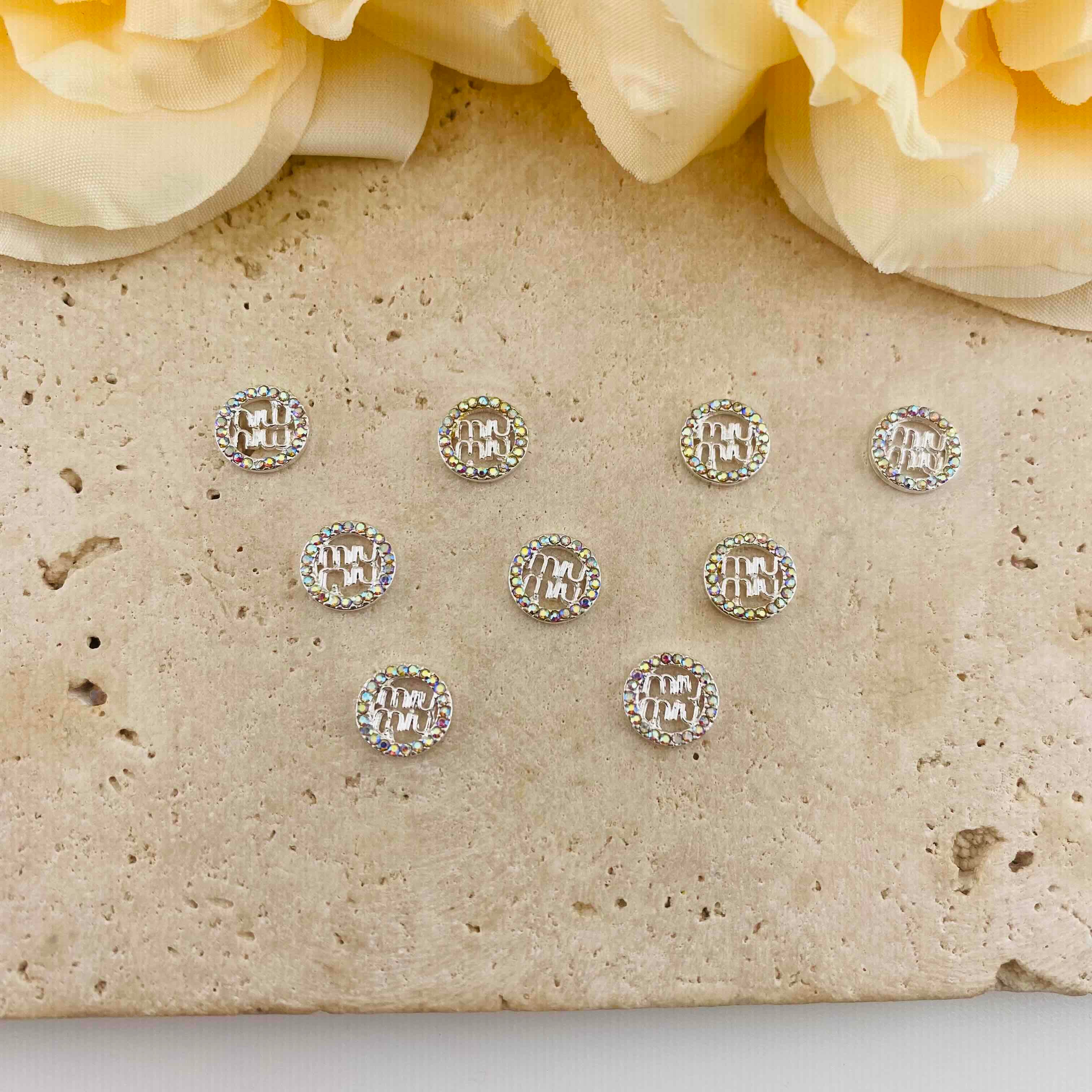 FS4701-  9mmMiu Metal Nail Charms
