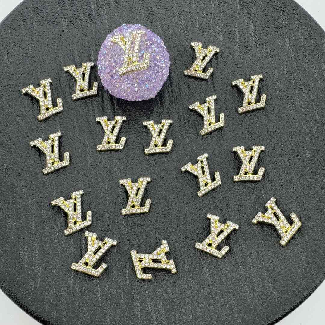 FS3678-13.8*6.1mm LV Metal Nail Charms（Perfect For 25mm Beads)