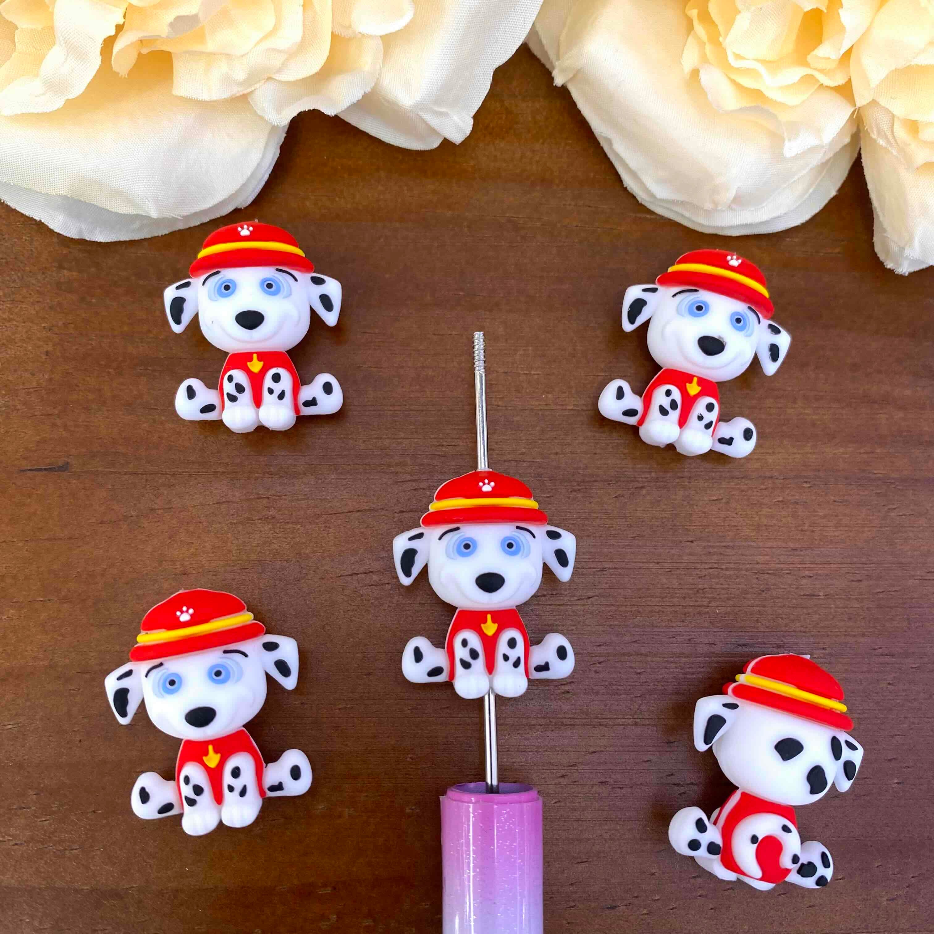 FS20578-3D Marshall Silicone Focal Beads