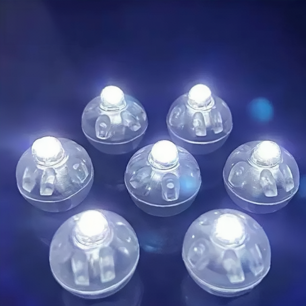 FS20730-Mini Round LED Balloon Lights, Battery Operated Warm White Tiny LED Lamp for DIY Crafts, Party, Lantern Decoration