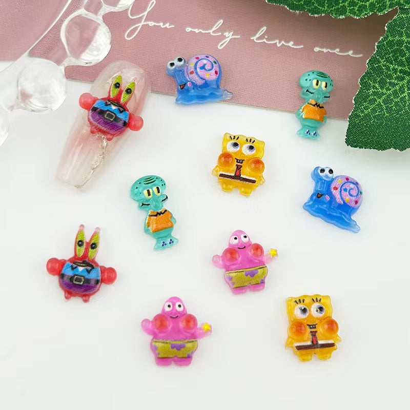 FS5245- SpongeBob SquarePants Series Nail Stickers