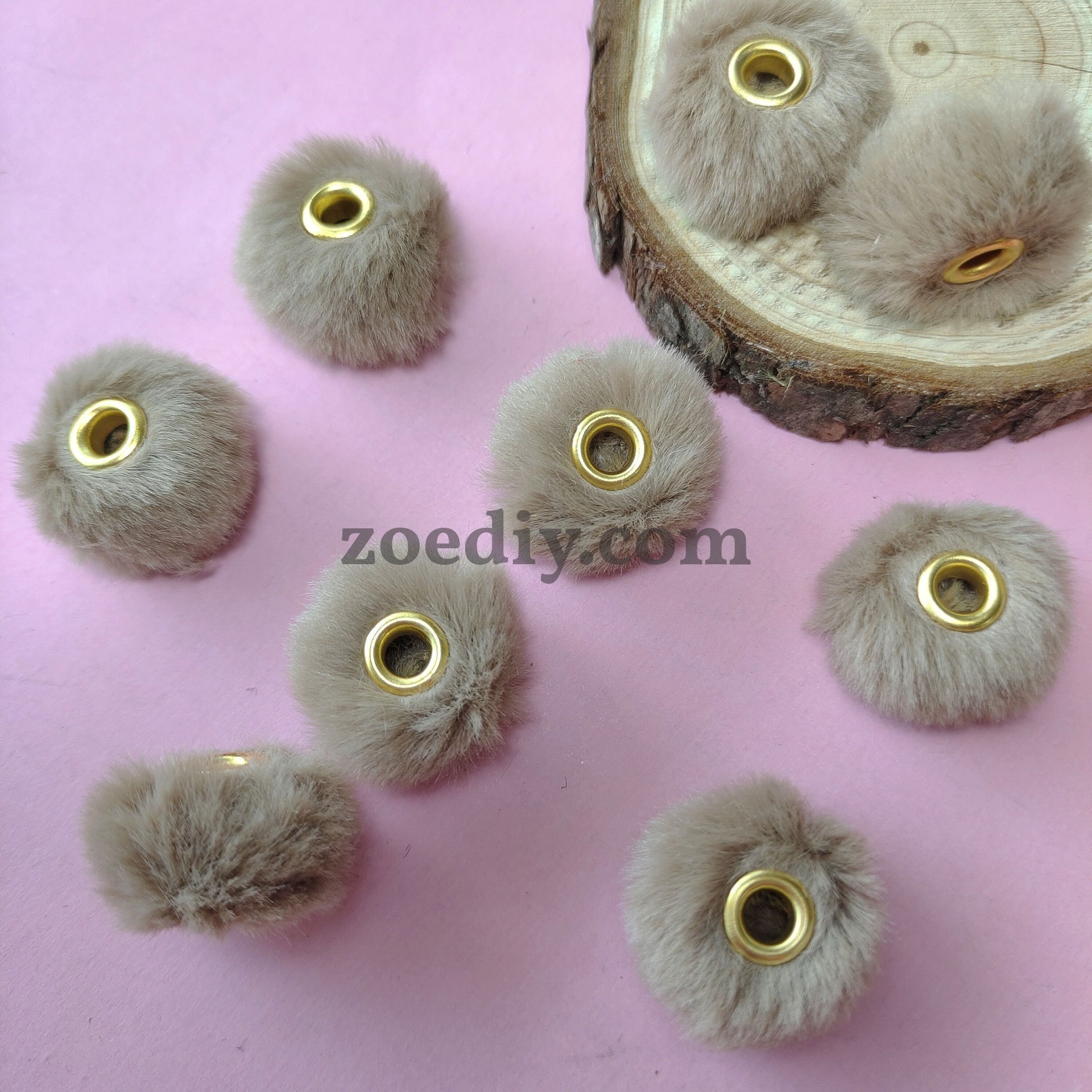 FS2081--Plush Spacer Beads Fit For Beadable Pens