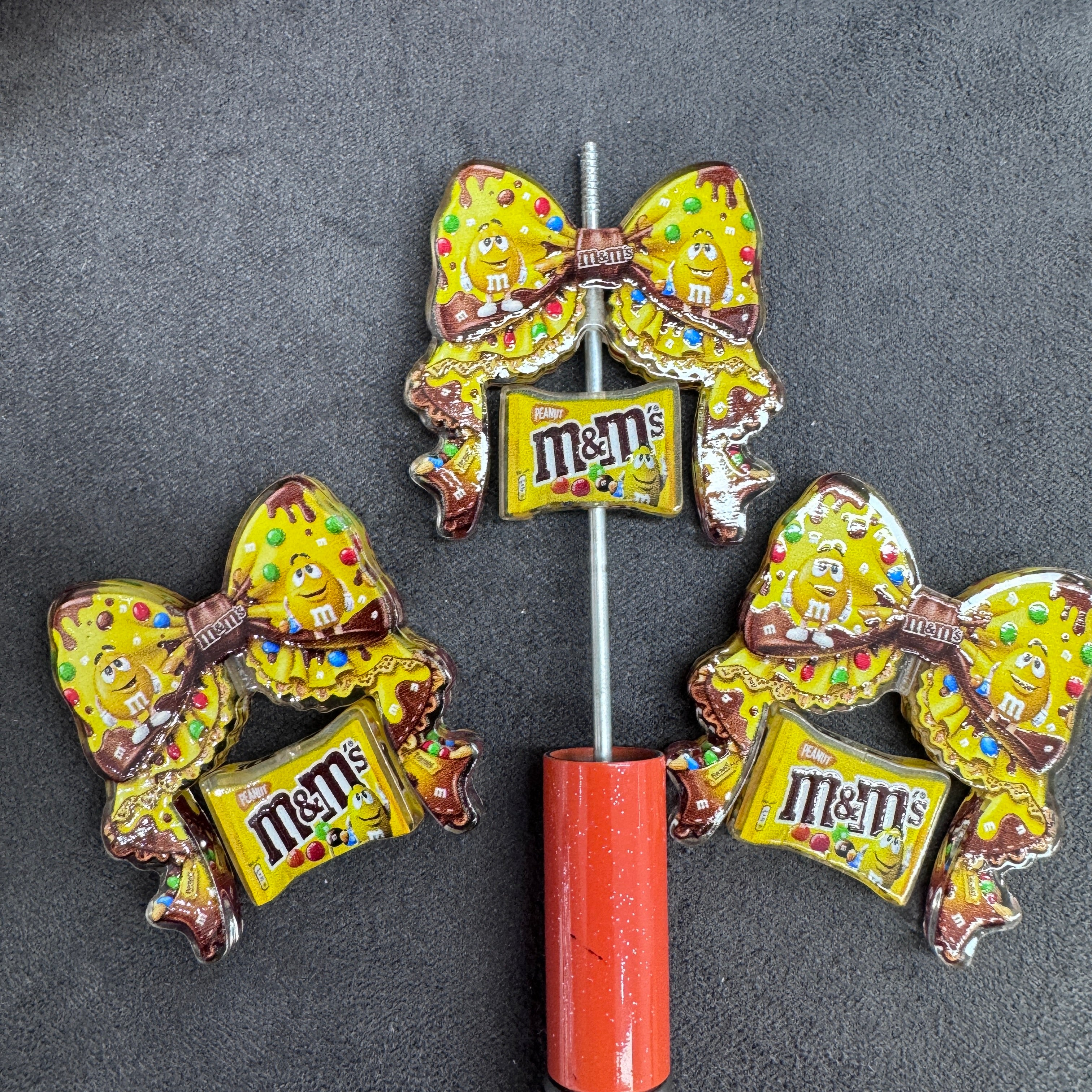 M&M's Acrylic Bow Beads