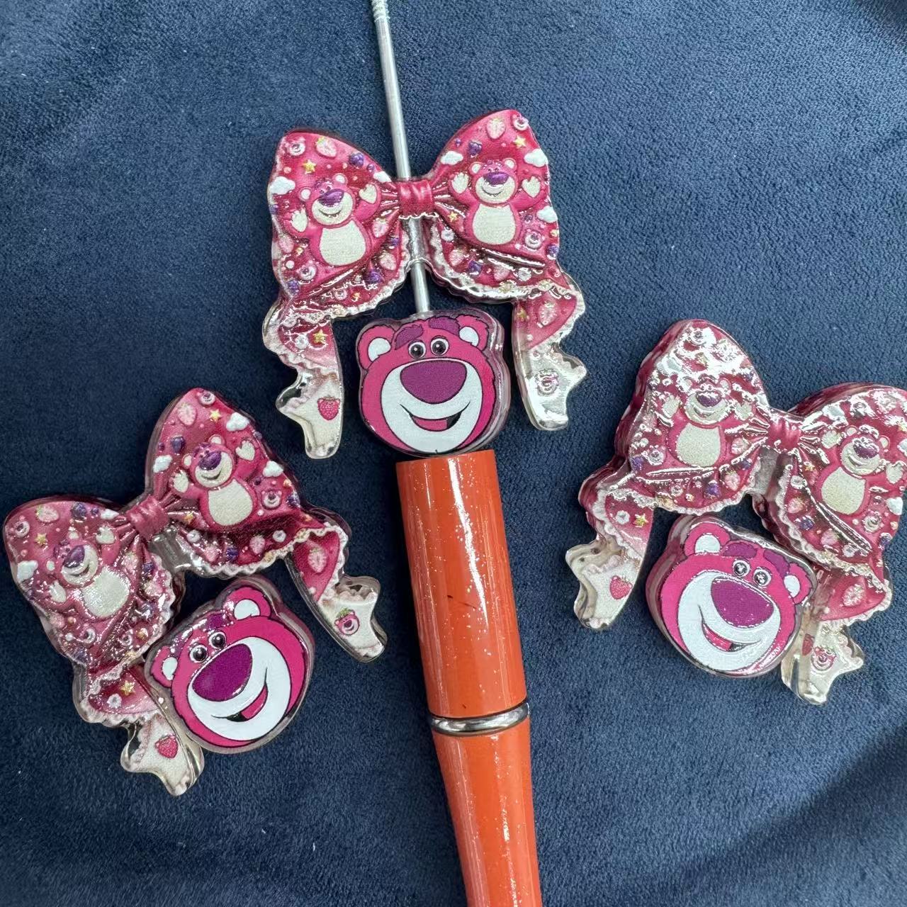 Lotso Acrylic Bow Beads