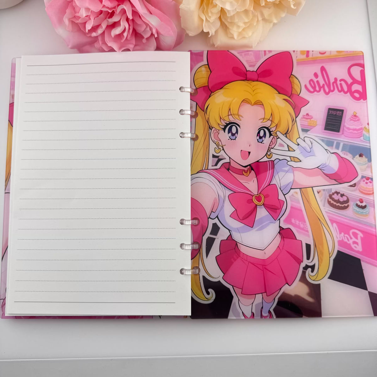Cute Girl A5 Shake Notebook