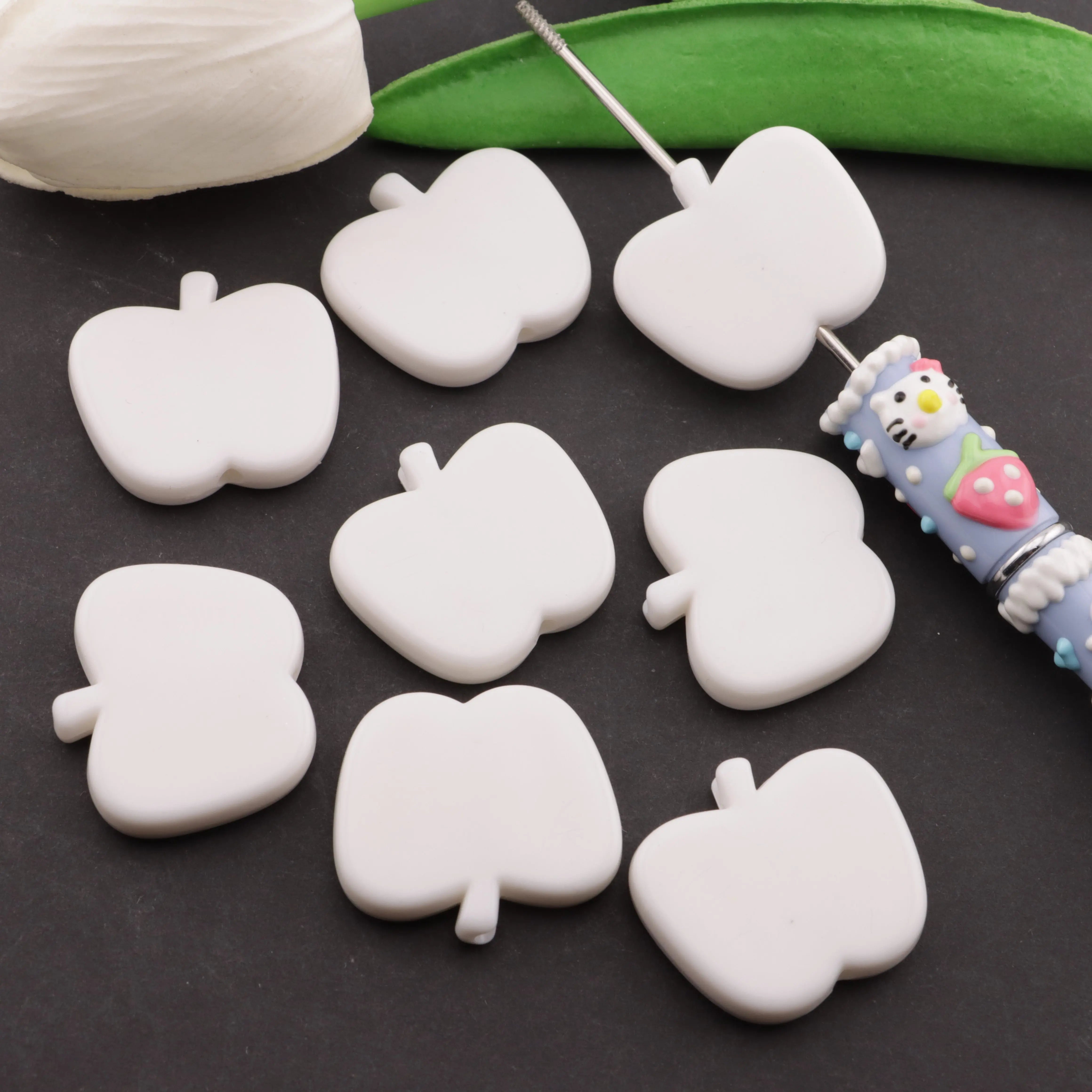30×27mm Apple Based Beads Zoe DIY Shop