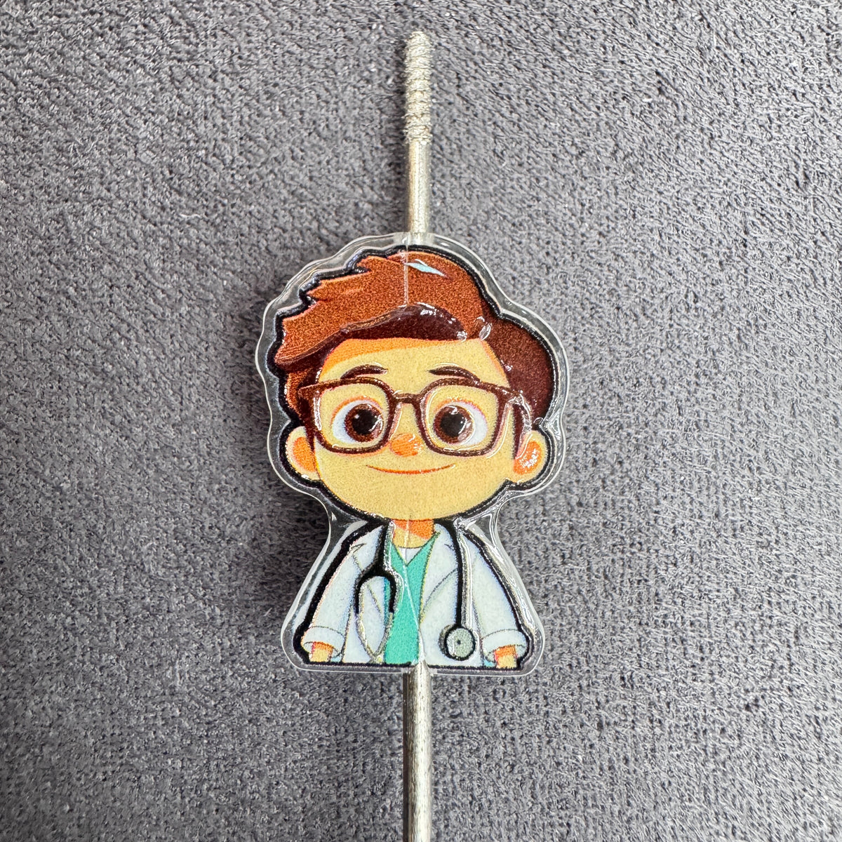 Cute Doctor Nurse Acrylic Focal Beads