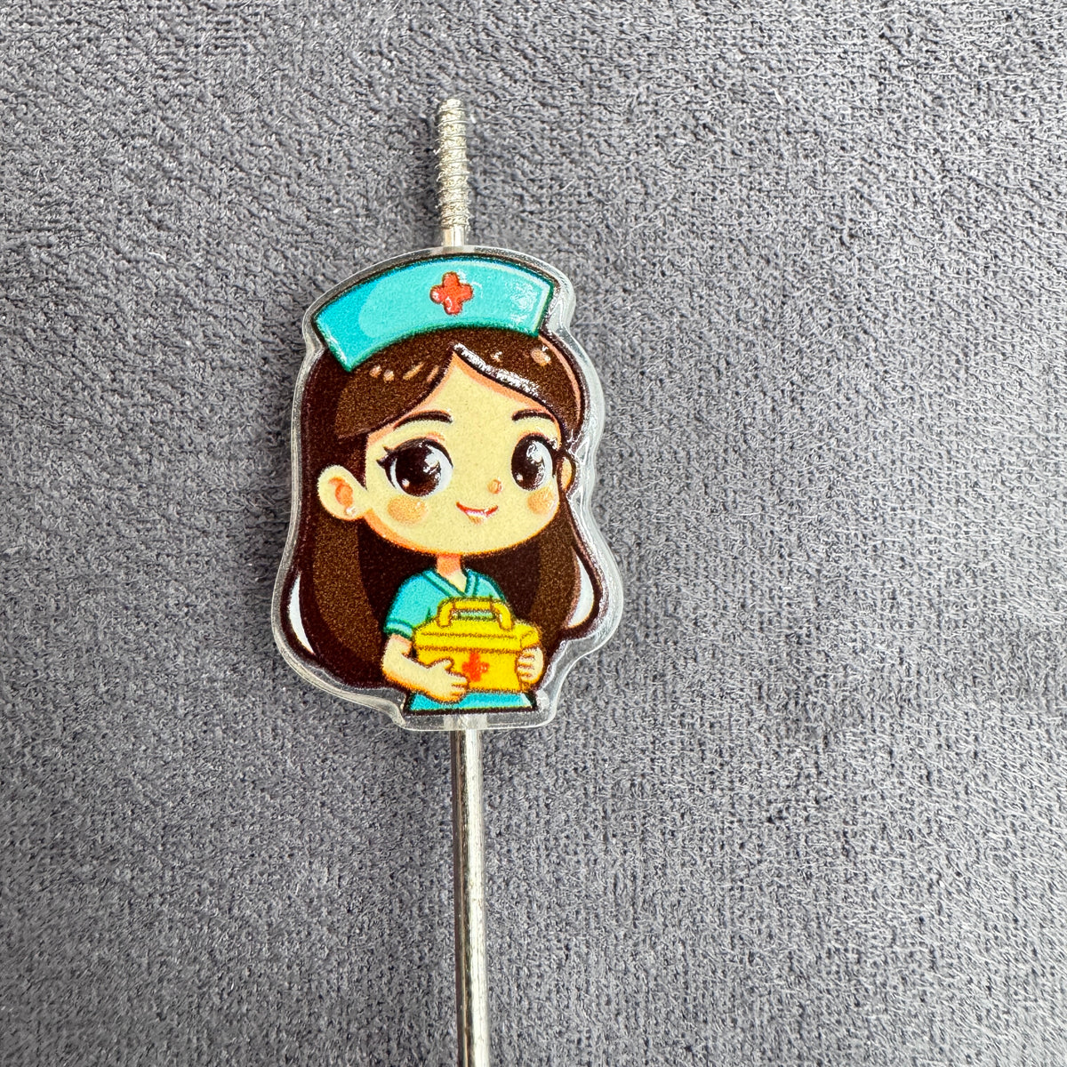 Cute Doctor Nurse Acrylic Focal Beads