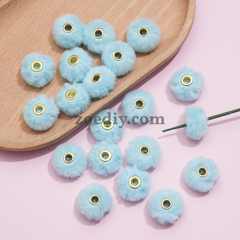 FS2081--Plush Spacer Beads Fit For Beadable Pens