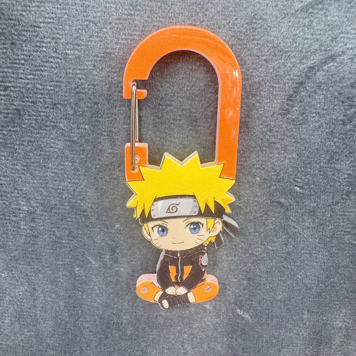 Cute Naruto Anime Acrylic Carabiner, Cartoon Backpack Hook Key Accessory