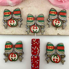 Cartoon Acrylic Beads Bow and Decoration, For Pen Toppers,Random Mix