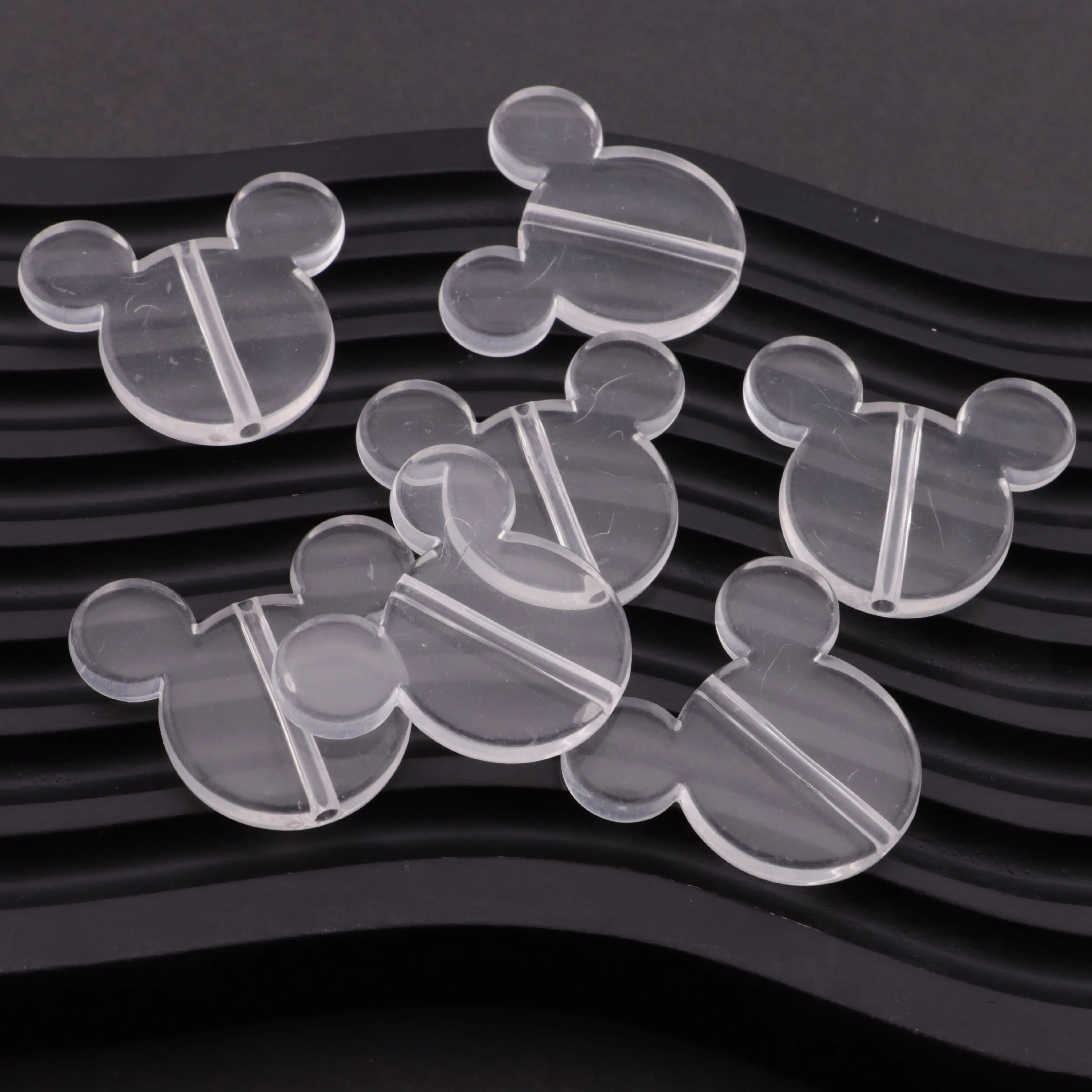 33*39Mm Mickey Head Plate Based Beads Zoe's DIY Shop