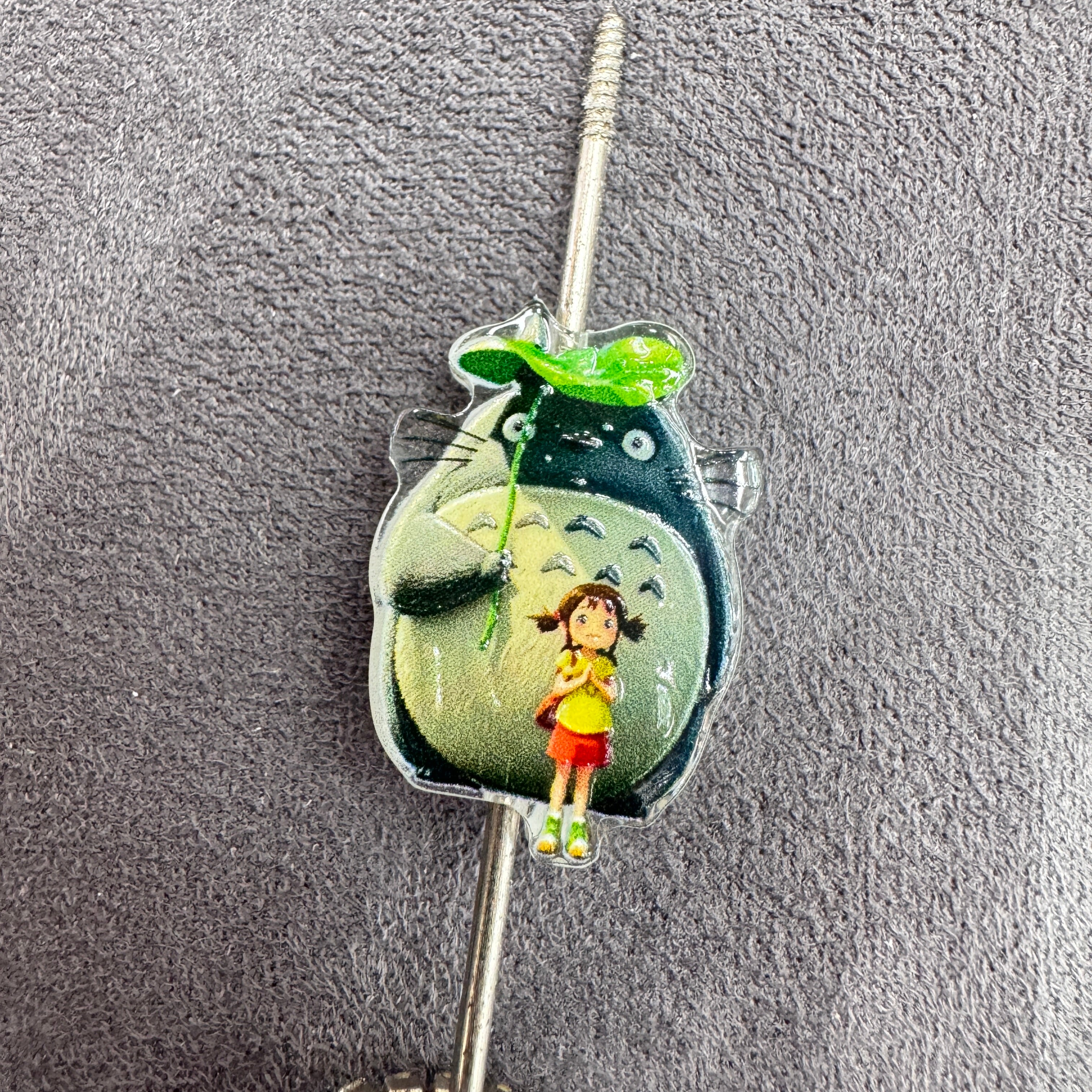 Cute Totor Japan Anime Grey Animal Acrylic Focal Beads,Multi-Scene