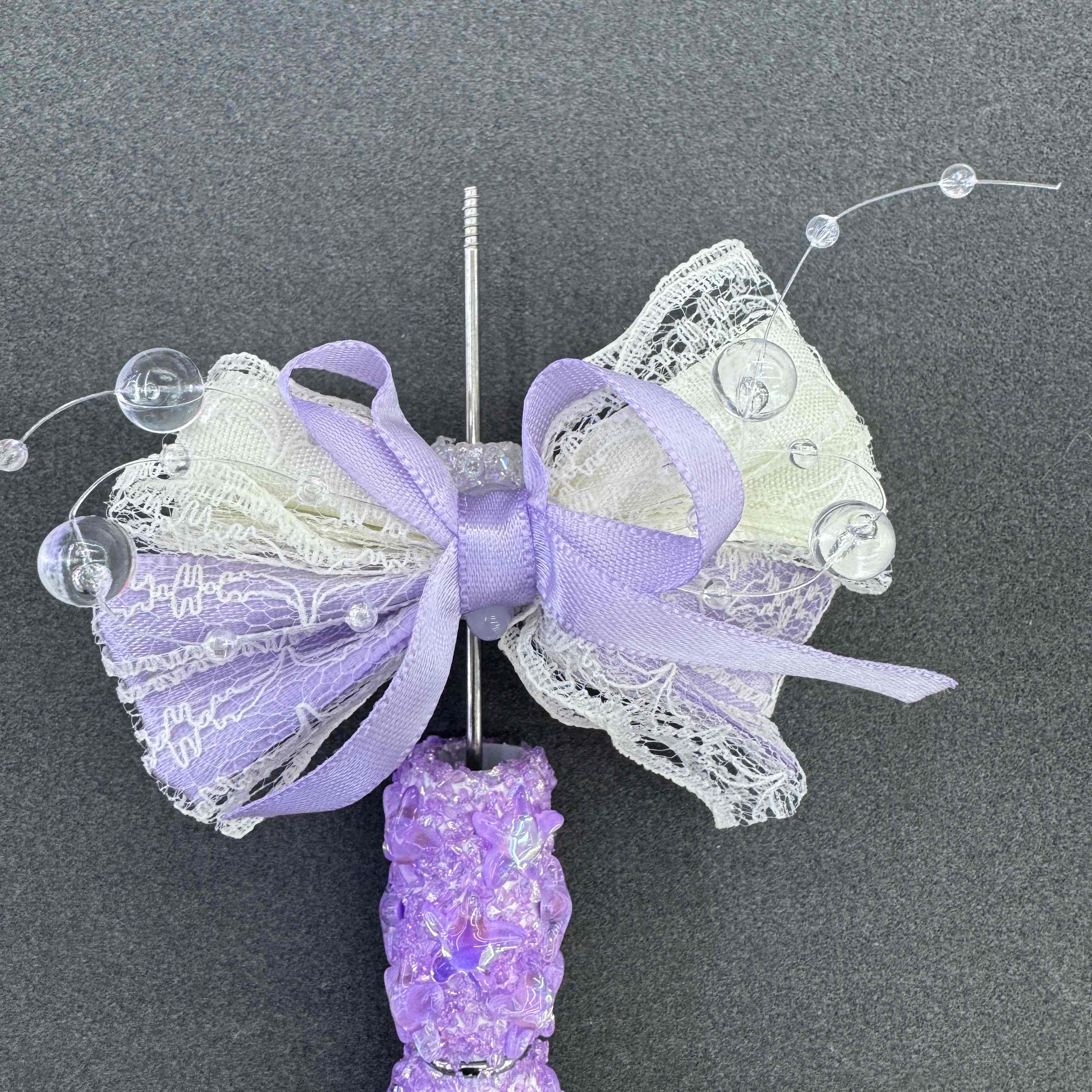 FS20047-Lace Bow Sugar Beads
