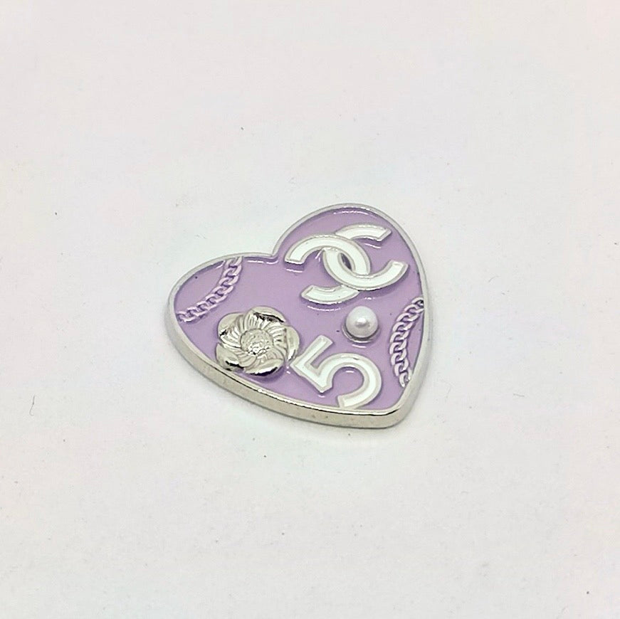 FS4148-About 24*25mm Heart Metal Patch As Picture Shows