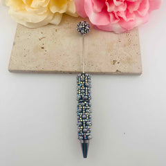 FS20328-Rhinestone pearl Beadable Clay Pens