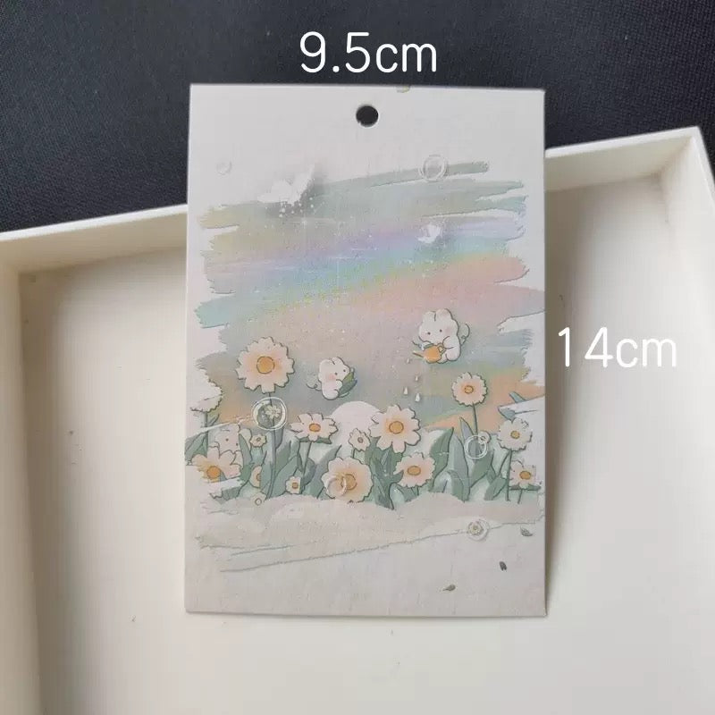 FS582-10 Pieces P9.5*14cm Phone Chain Card Zoe DIY Wholesale