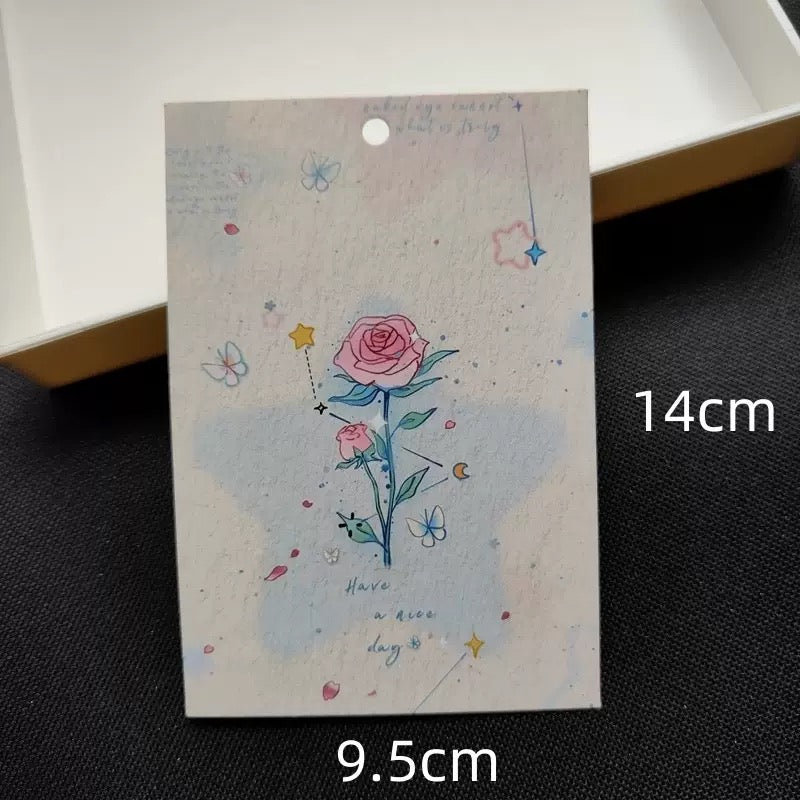 FS582-10 Pieces P9.5*14cm Phone Chain Card Zoe DIY Wholesale