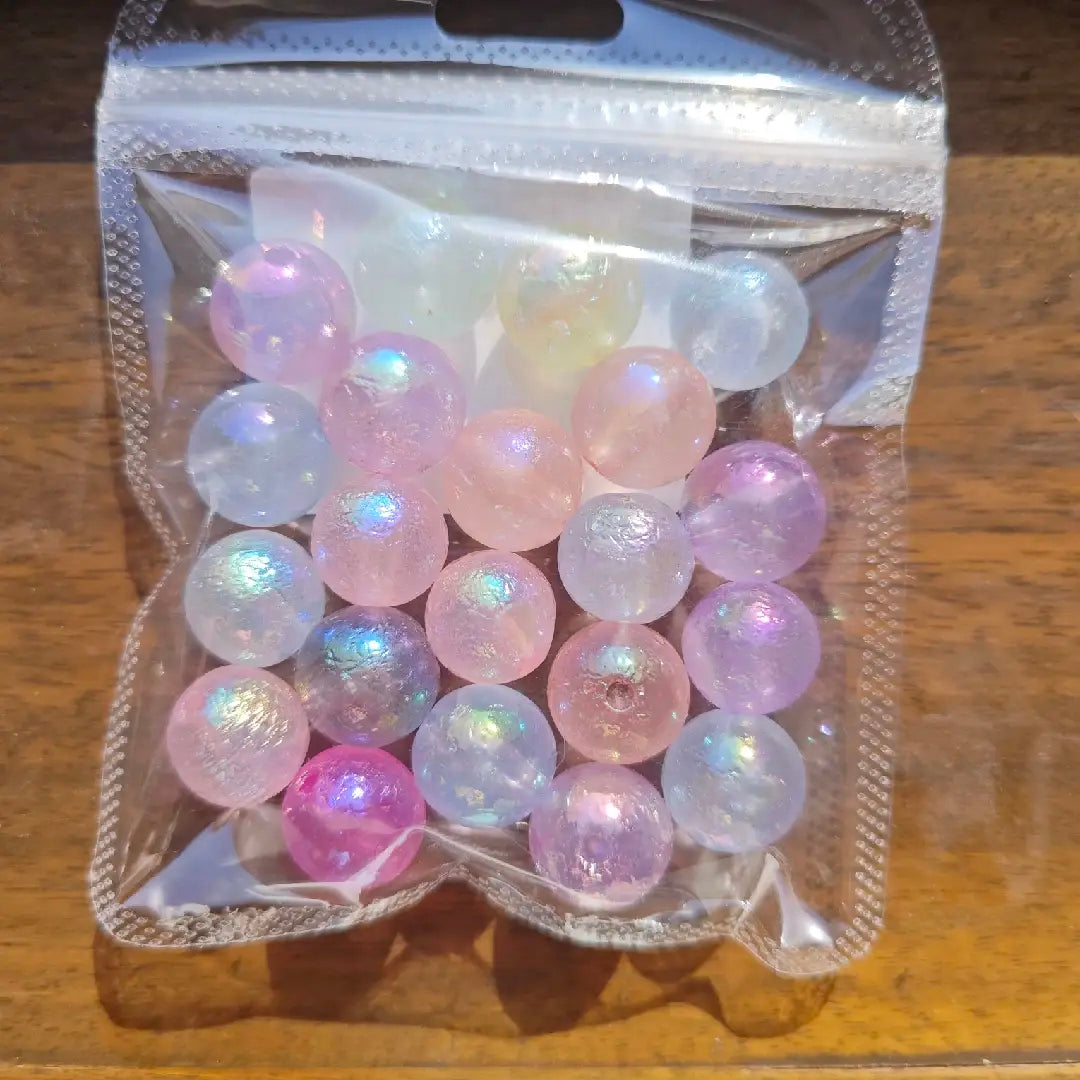 FS1705-16MM Jelly Wrinkle Acrylic Beads Zoe DIY Wholesale