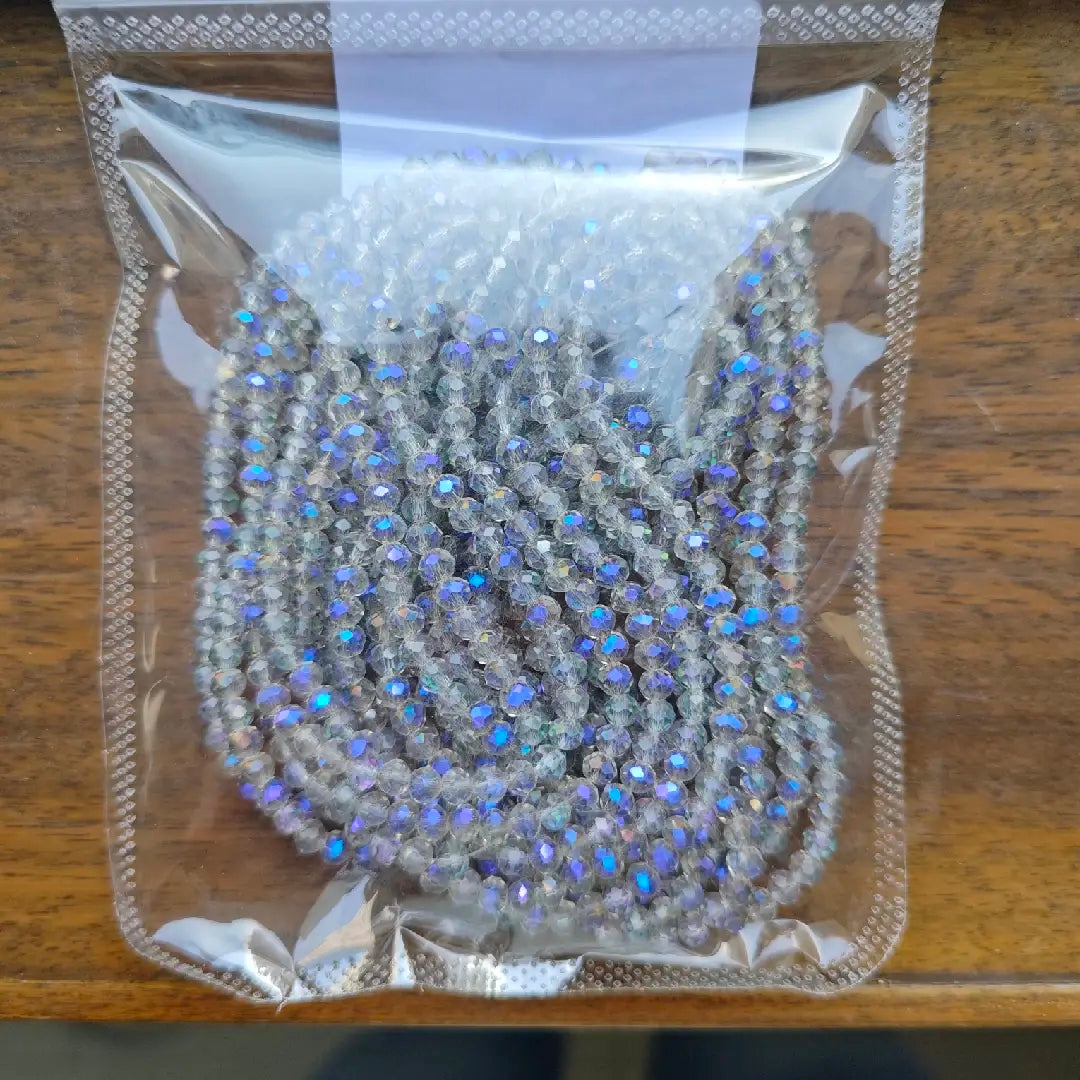 FS6191-4MM UV Purple Glass Beads Zoe DIY Wholesale