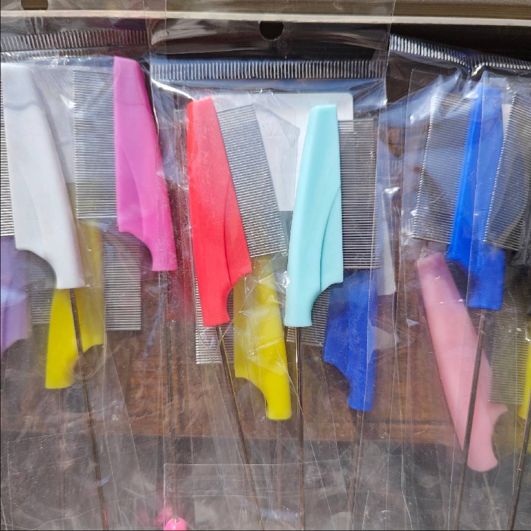 FS6864-16.8*3.2CM DIY Beaded Pet Comb Zoe DIY Wholesale