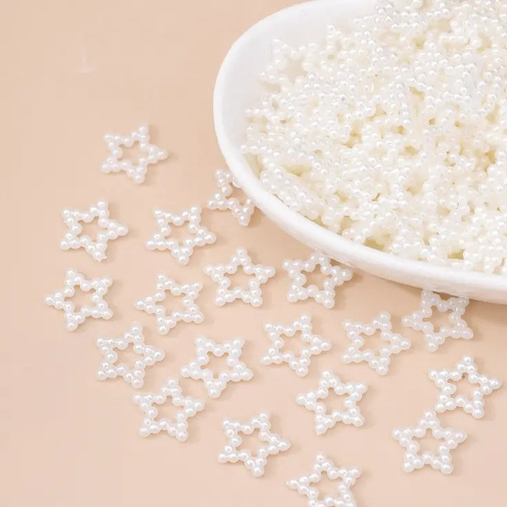 FS2569-Pearl Star Spacer Bead Zoe DIY Wholesale