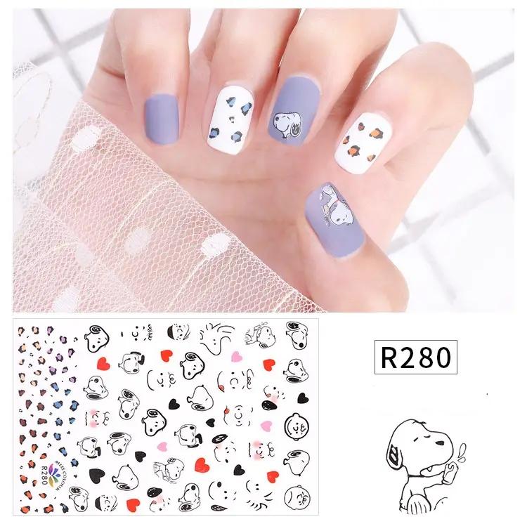 FS4169-Snoopy Nail Decals Zoe DIY Wholesale