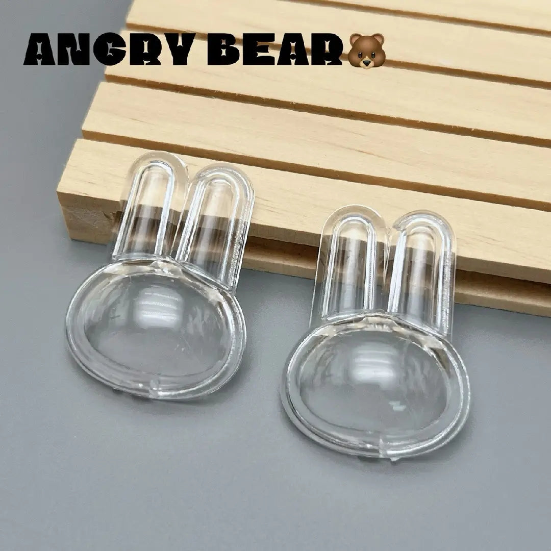 FS4344-Clear Bear Shakes Base Beads Zoe DIY Wholesale