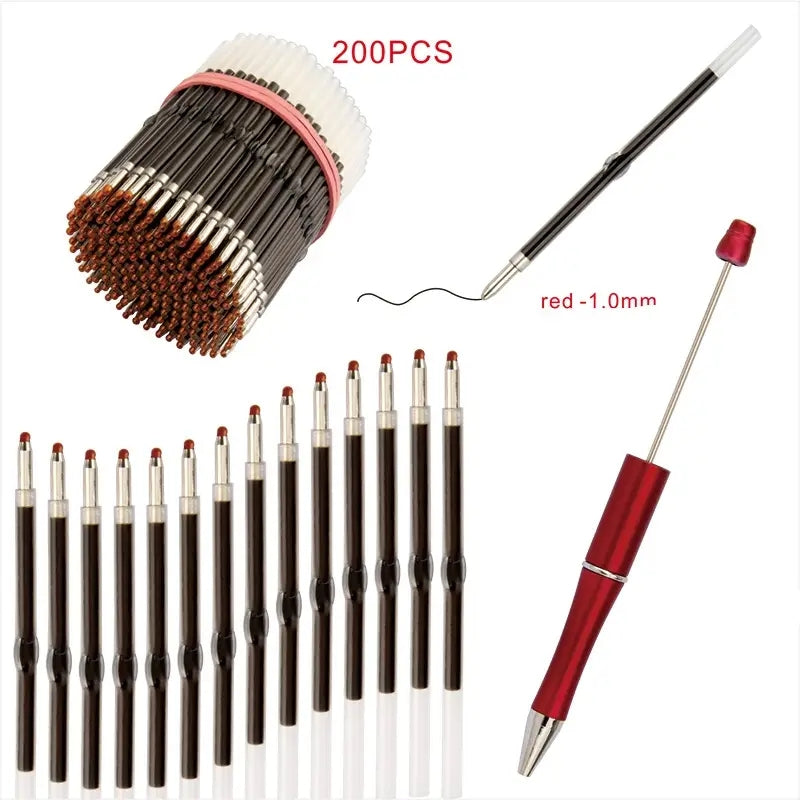 FS4869-Red 1MM Length 6CM Pen Refills Zoe DIY Wholesale