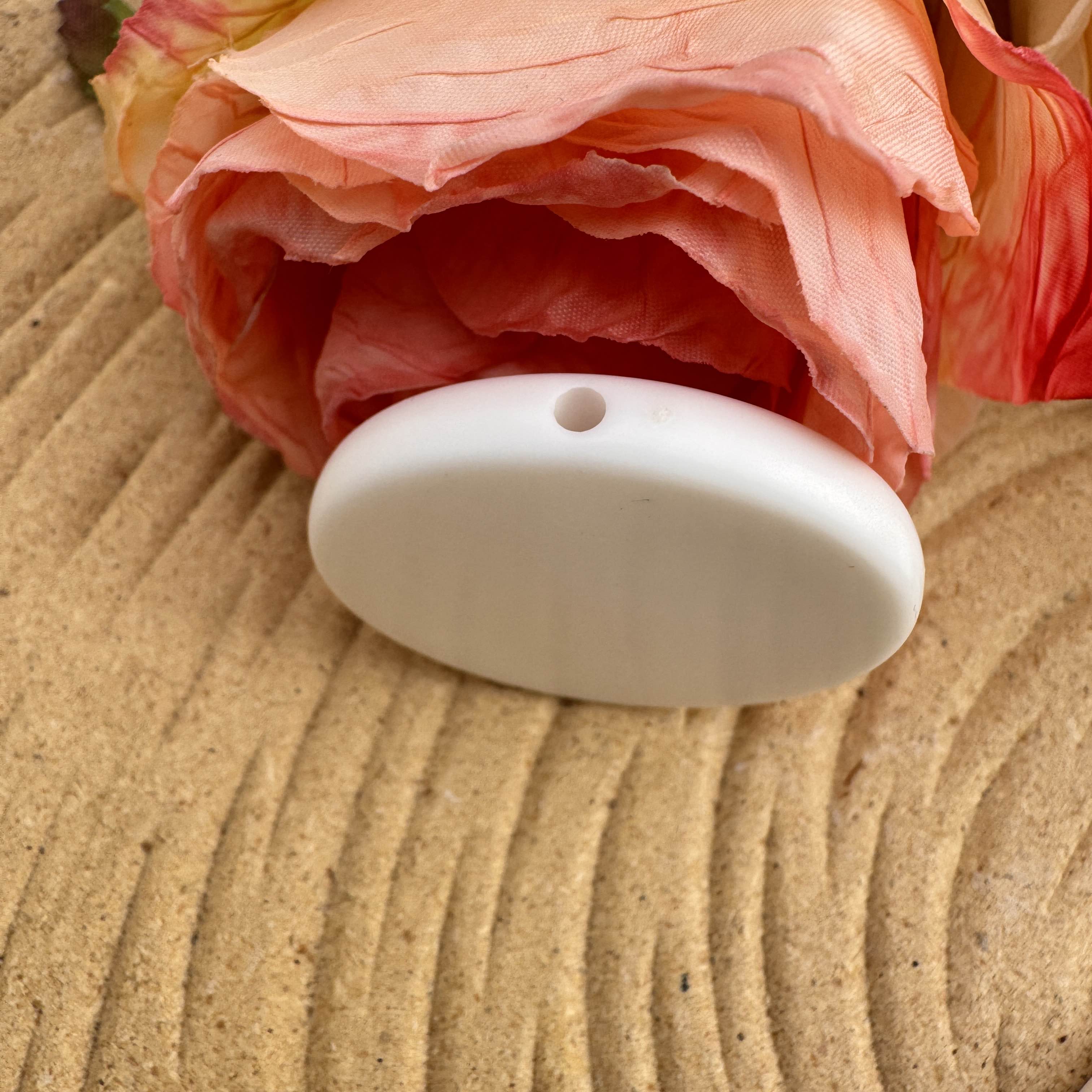 FS4651-40MM White Big Round Plate Based Beads Zoe DIY Wholesale