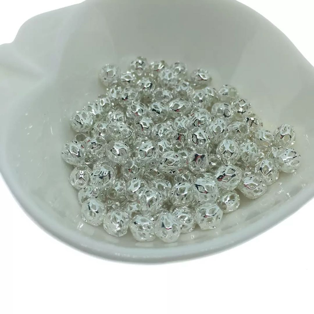 FS5018-6MM Alloy Hollow Beads