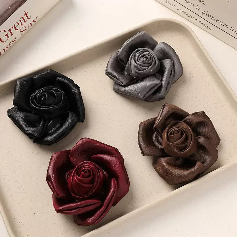 FS10180-7.5cm Fabric Rose