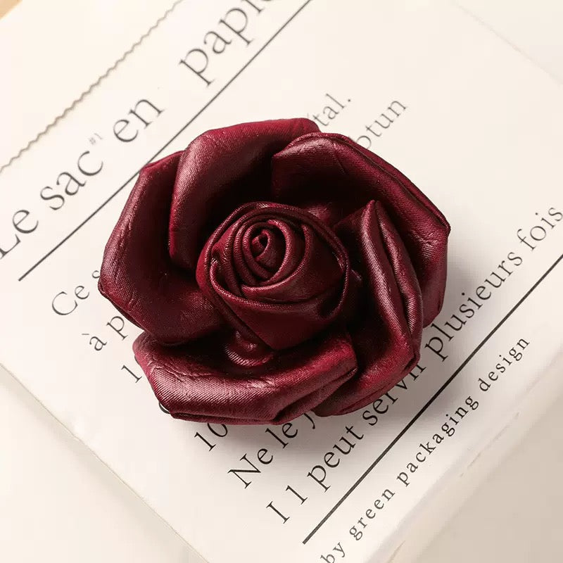 FS10180-7.5cm Fabric Rose