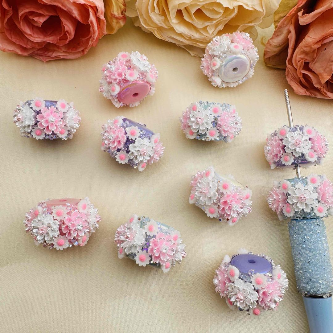 FS10199-17×26mm Flower Sugar Beads