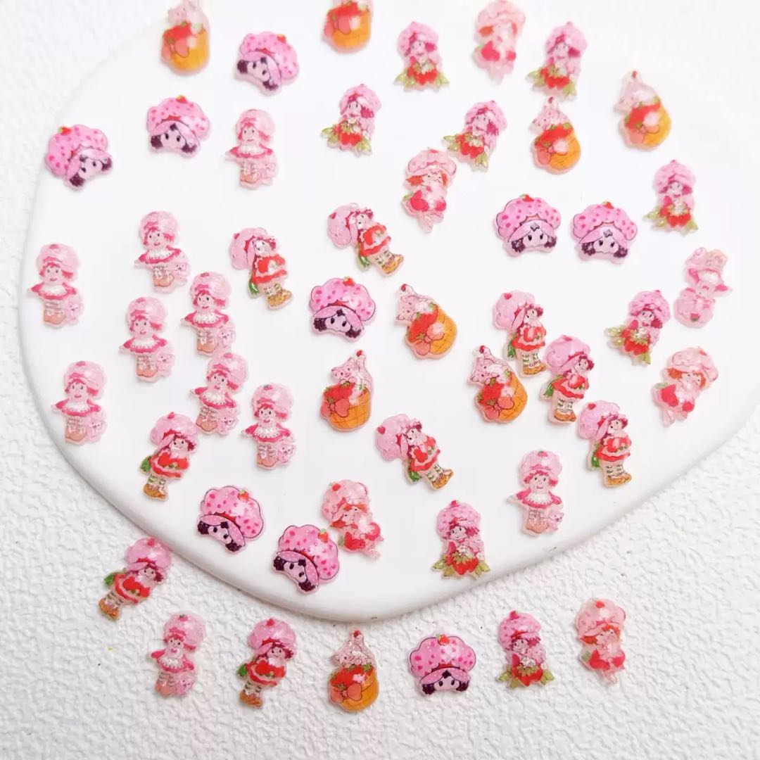 FS10223-Strawberry Girl Nail Stickers