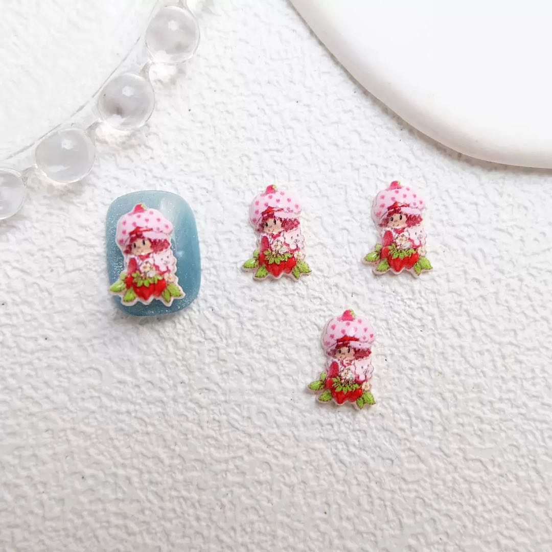 FS10223-Strawberry Girl Nail Stickers
