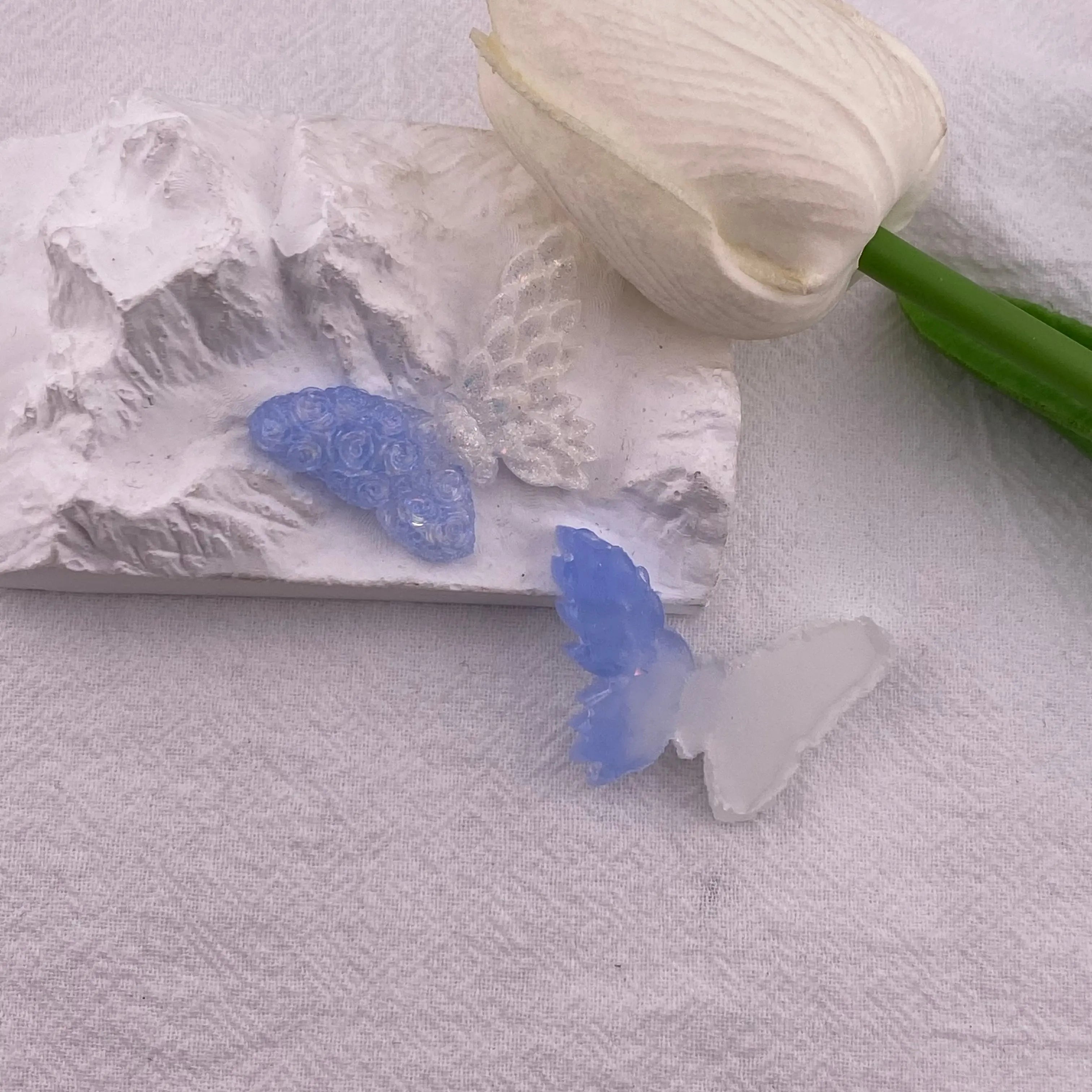 38*24mm Two - Color Glowing Butterfly Charms Double - Color Glowing Butterflies For DIY Projects Zoe's DIY Shop