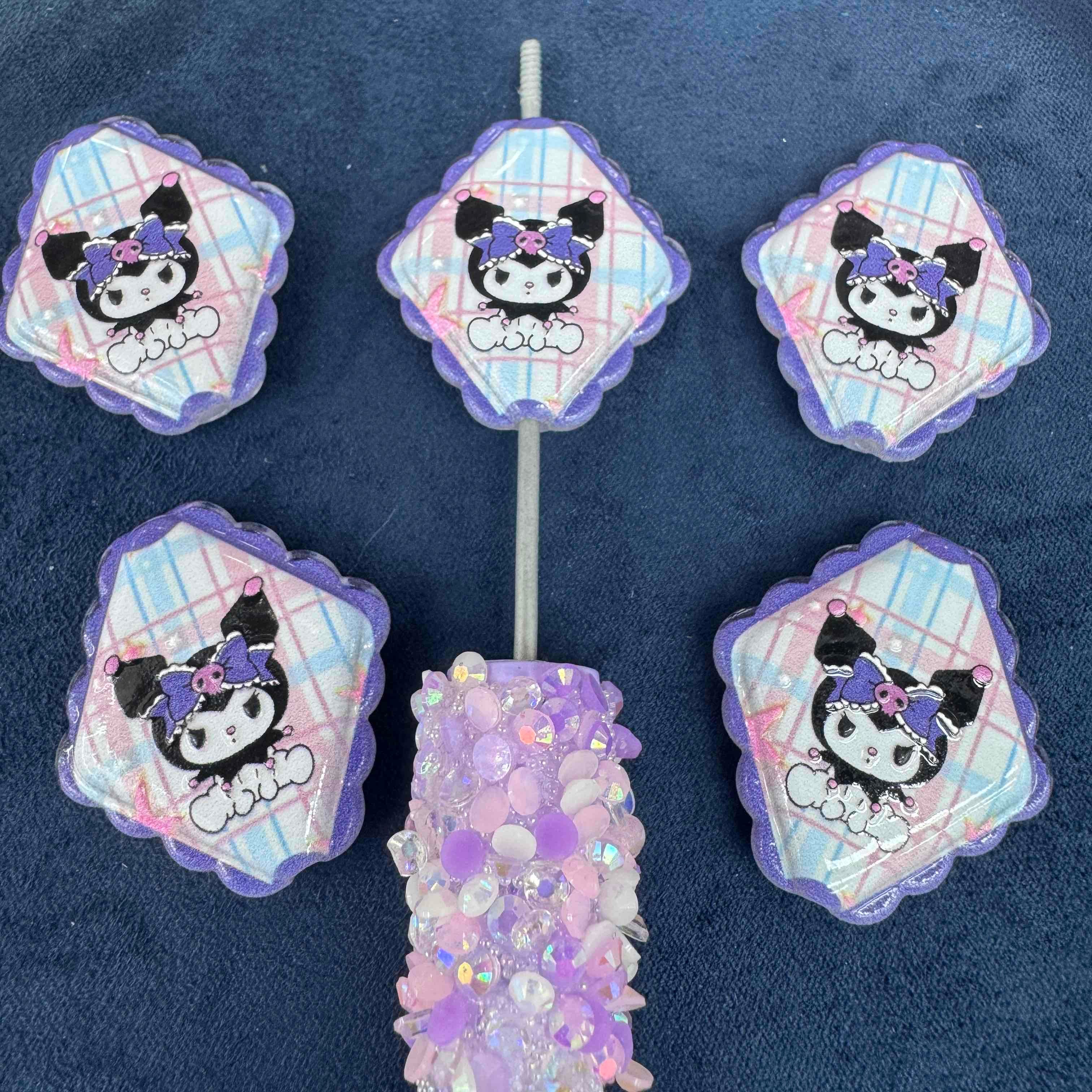FS20290-Kuromi Acrylic Focal Beads