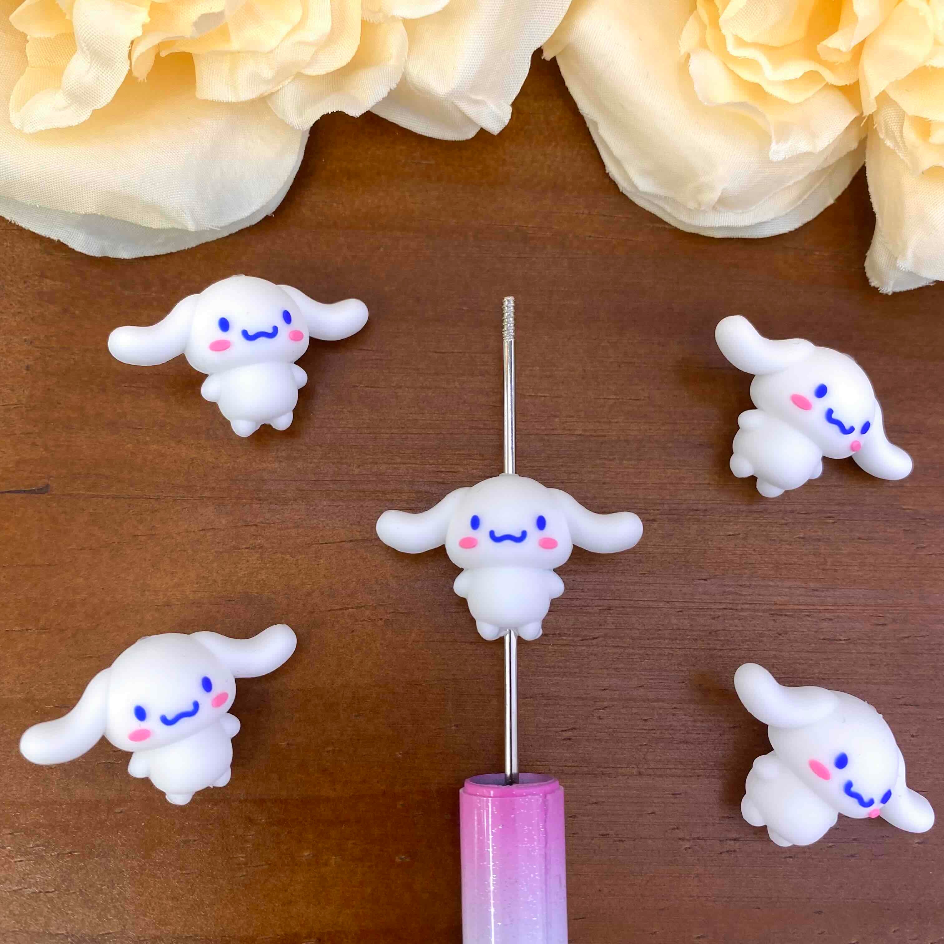 FS20564-3D Cinnamoroll Silicone Focal Beads