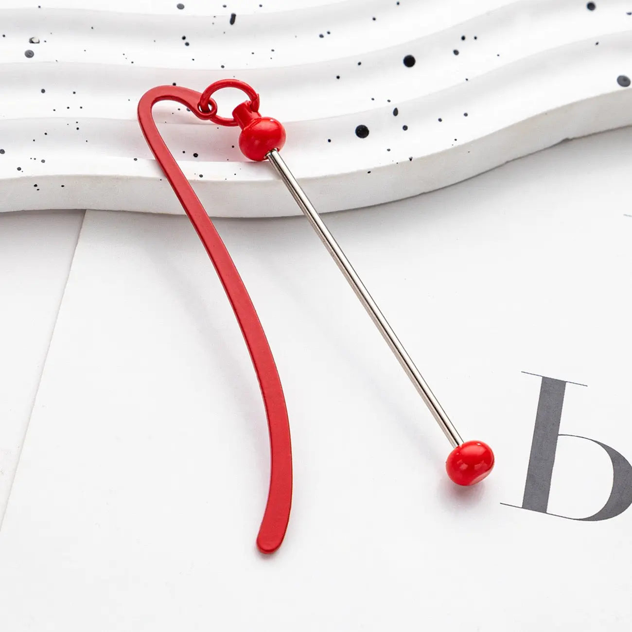 FS17927-About 8.6×7.8cm Beadable Book Marks