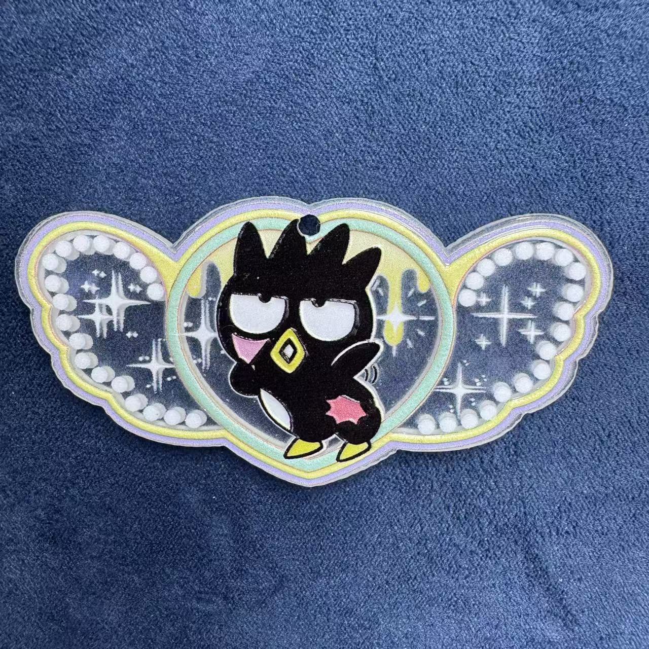 Printed Acrylic Charms Pedant For Making Keychain