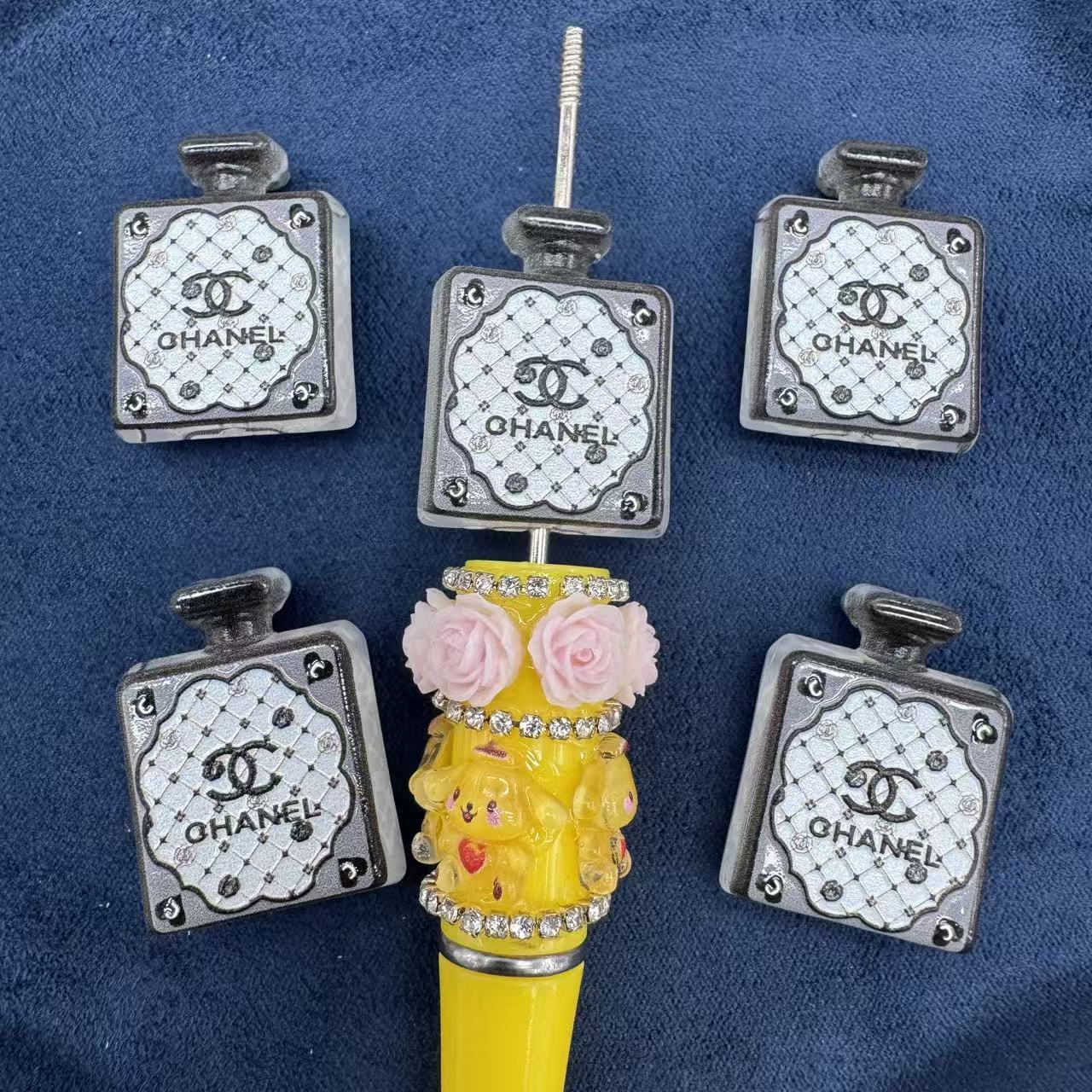 Perfume Bottle Acrylic Beads