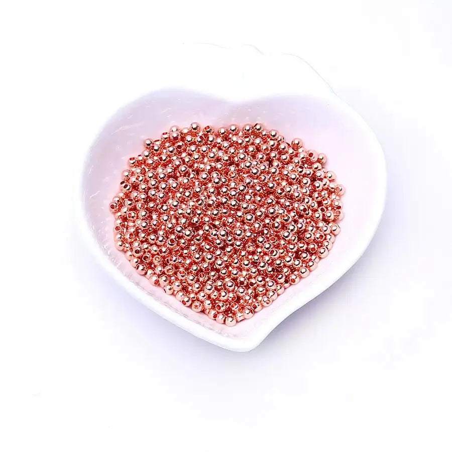 3mm High-Quality Copper Spacer Beads For DIY Projects ZoeDIY Shop