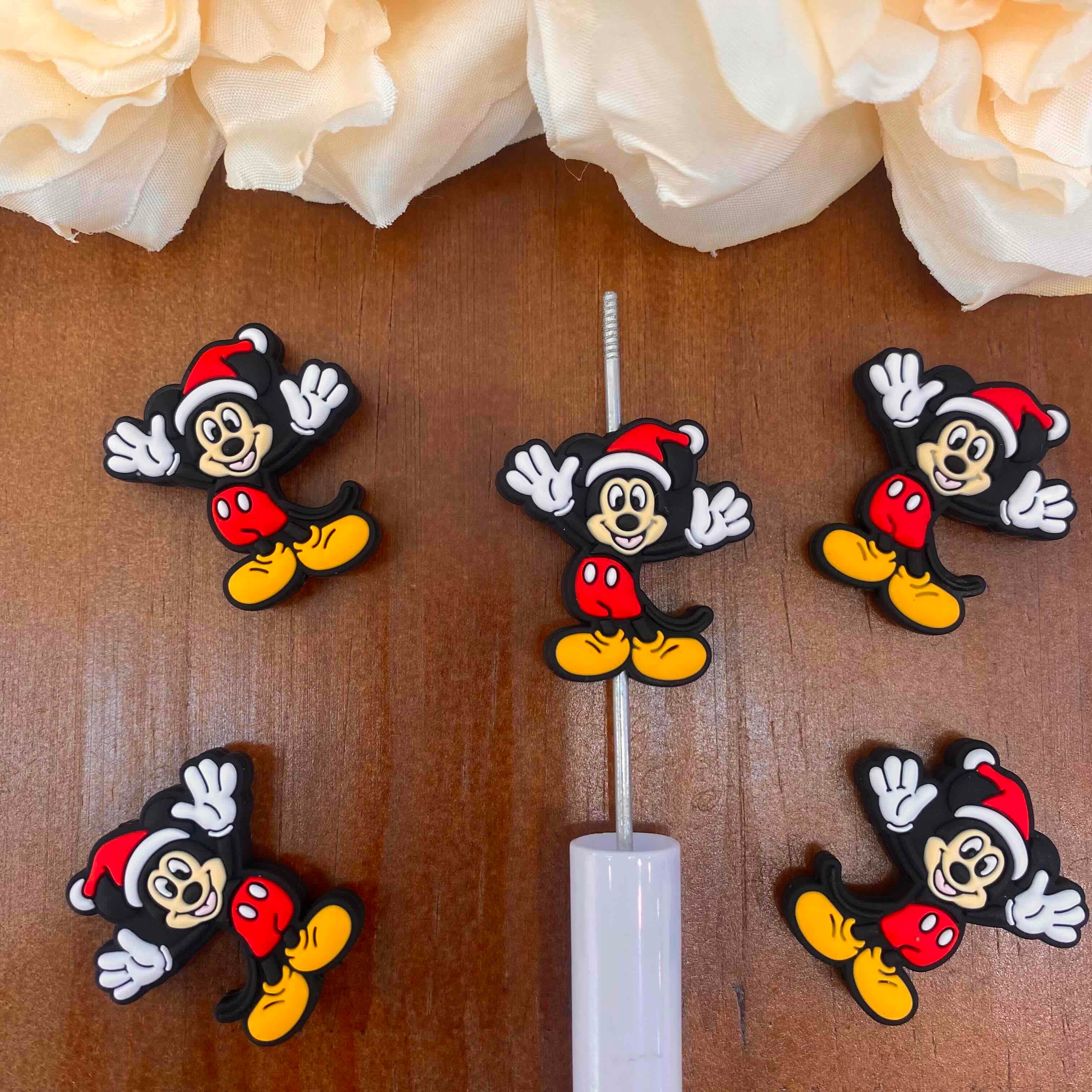 FS20474-Mickey Mouse Flat Silicone Focal Beads