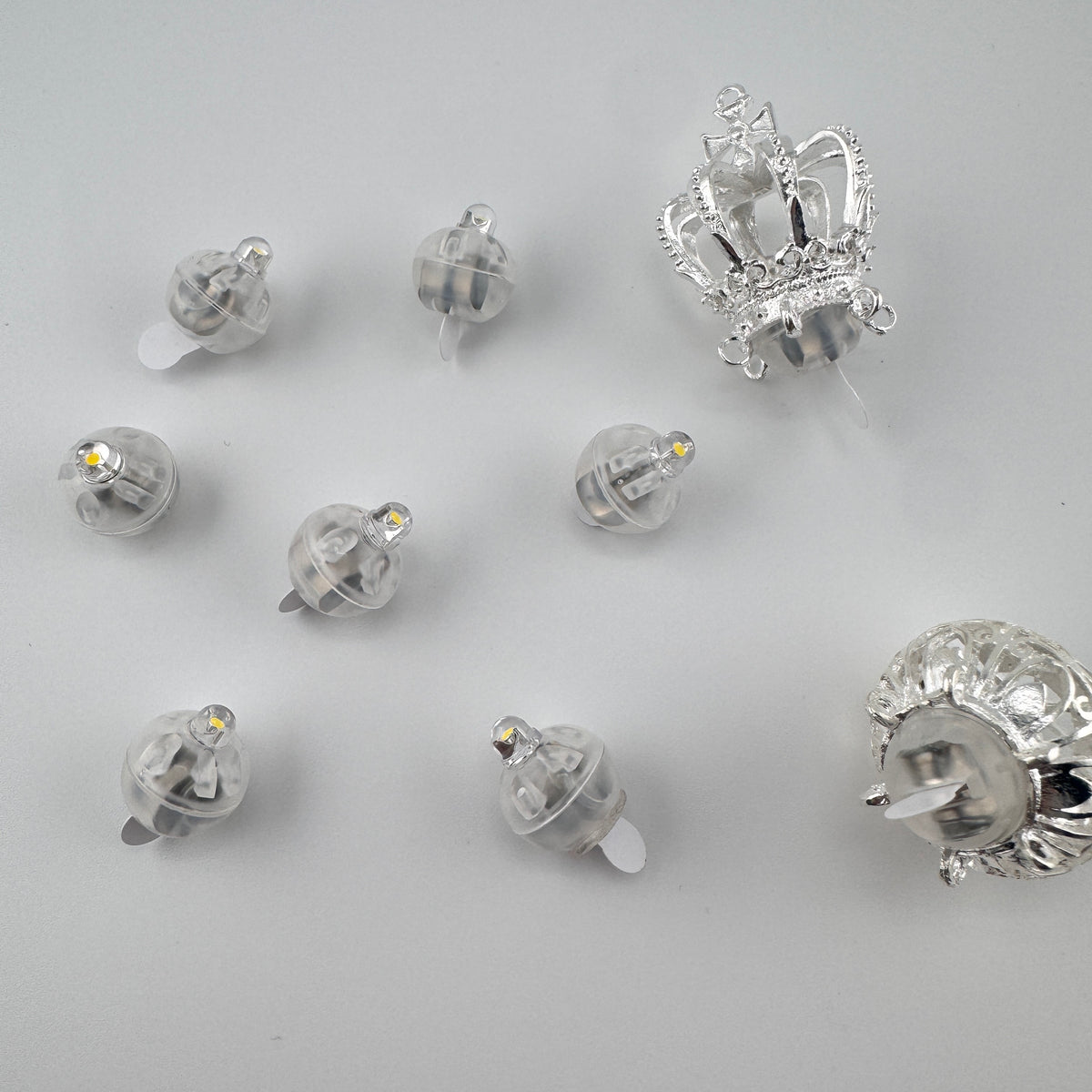 FS20730-Mini Round LED Balloon Lights, Battery Operated Warm White Tiny LED Lamp for DIY Crafts, Party, Lantern Decoration