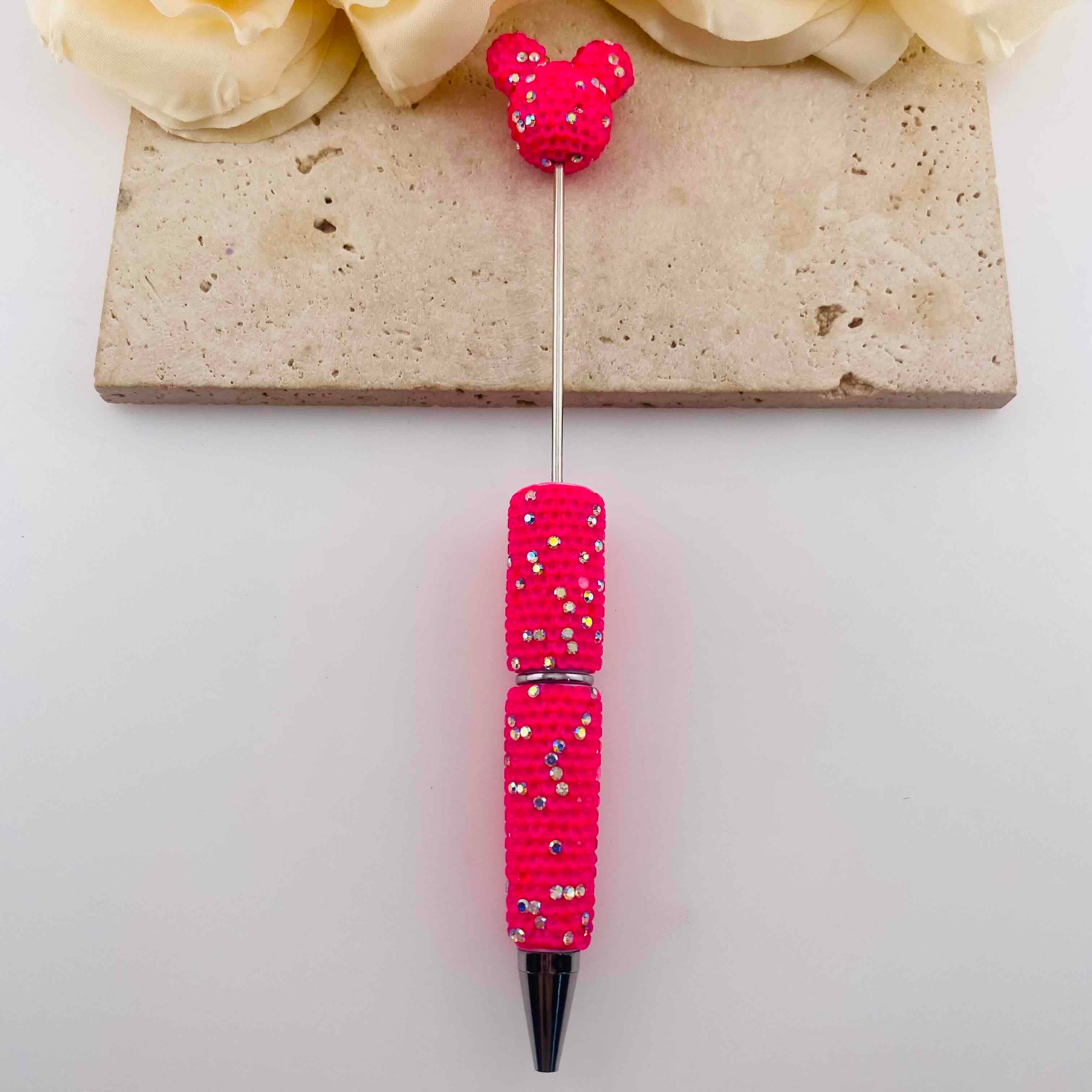 FS20075-Rhinestone Mickey Beadable Pens