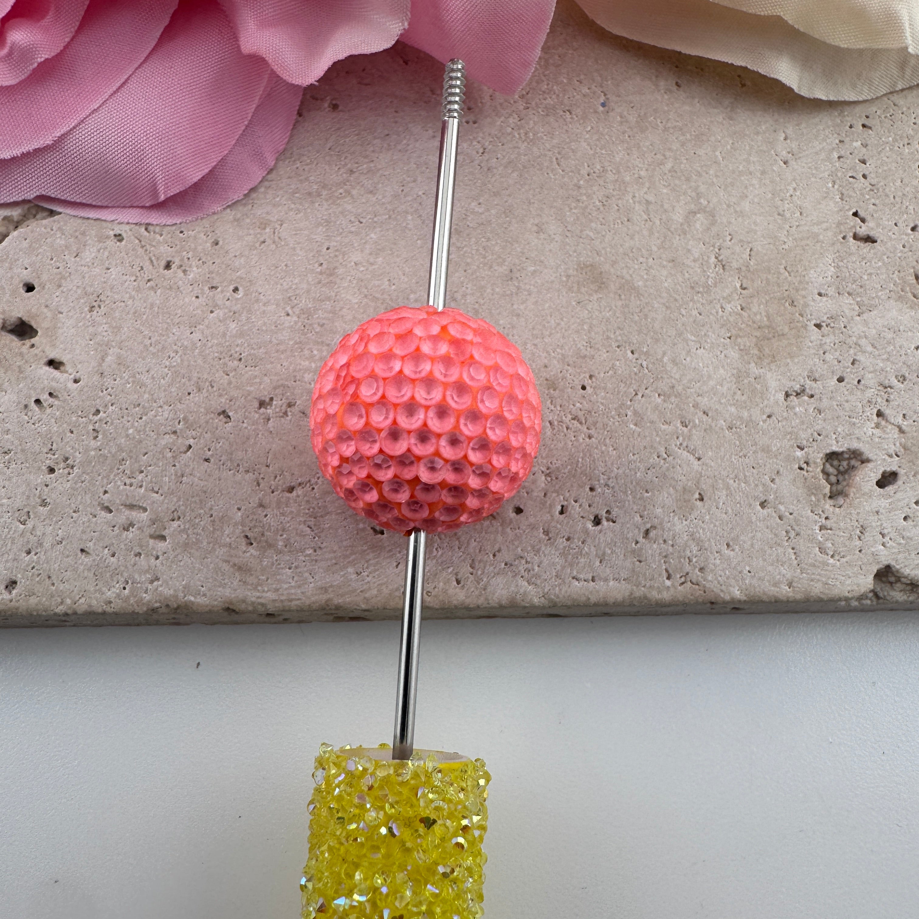 FS20015-About 20mm Mixed Neon Color Beads