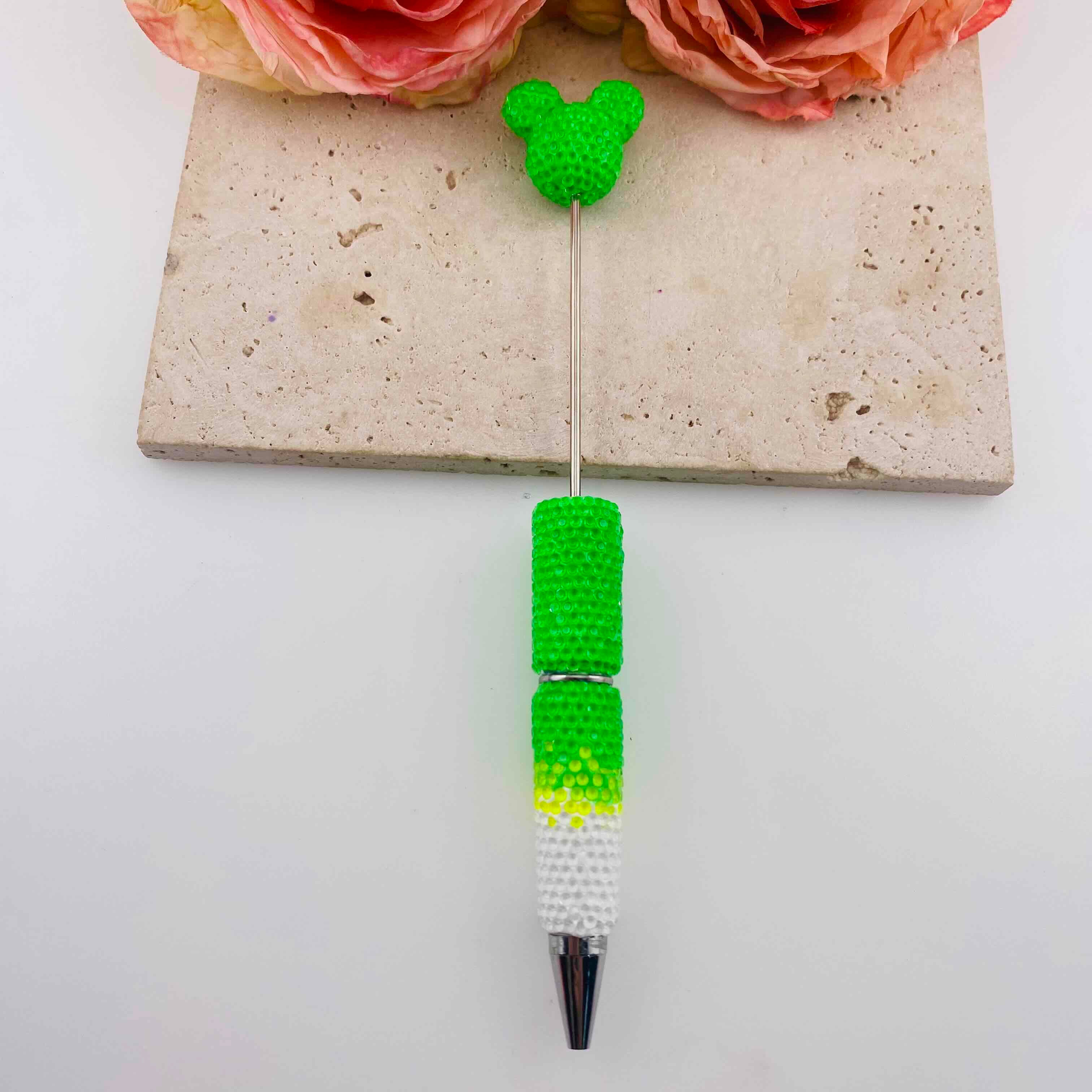 FS19783-Fluorescent Mickey Rhinestone Mixed Color Pens